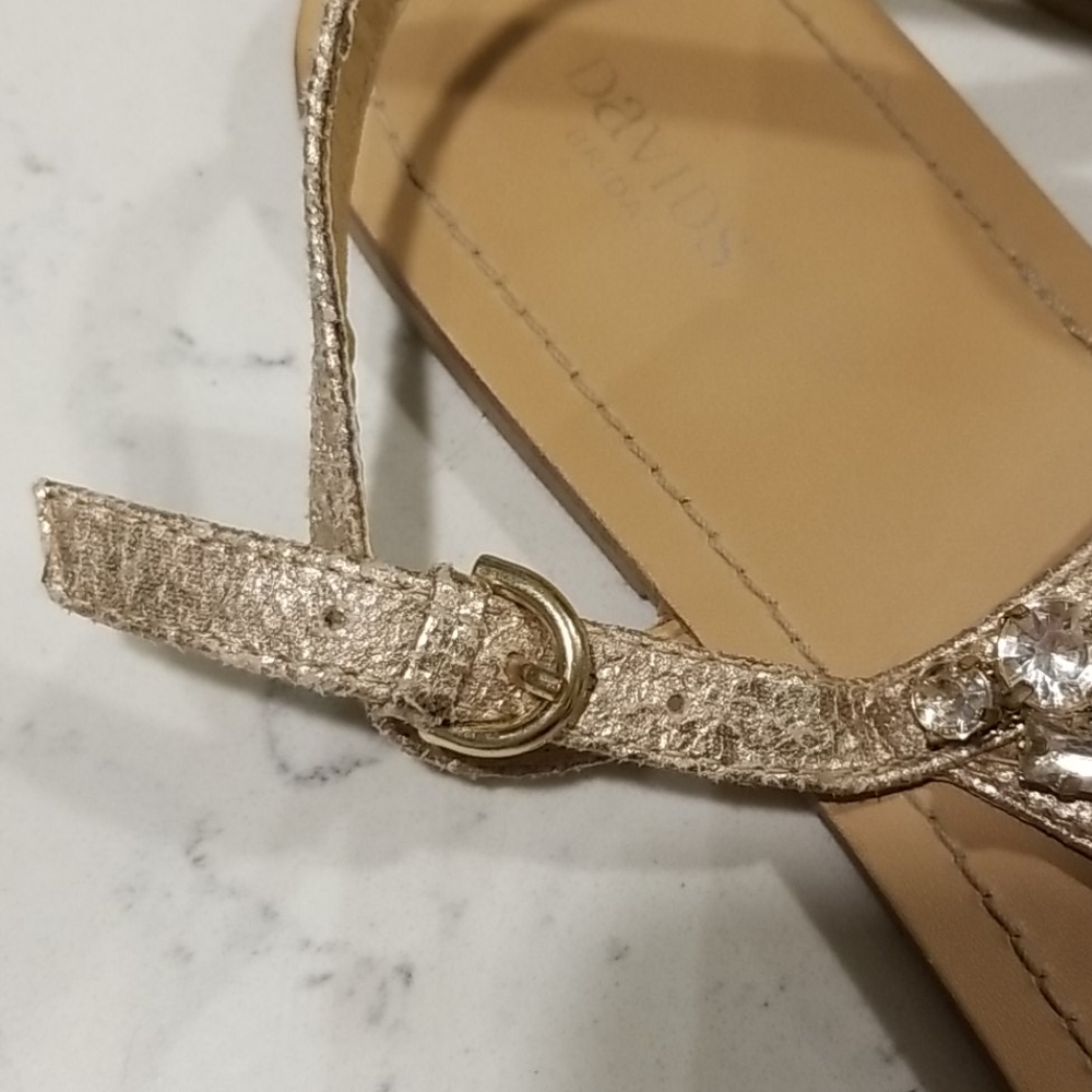 David's Bridal Embellished Sandals - Picture 4 of 6